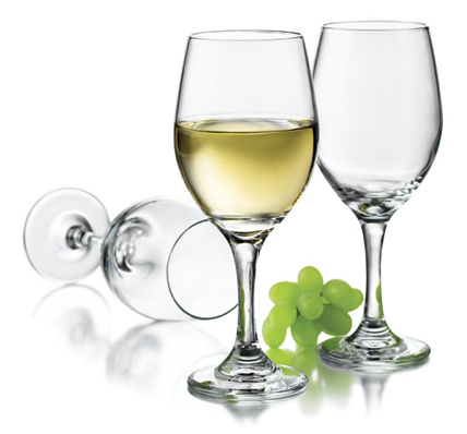 White Wine Glasses Made in USA
